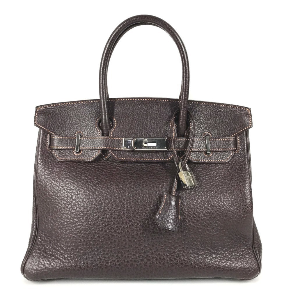 HERMES Birkin 30 Tote Bag Handbag Fjords Havana Brown (Men's & Women's)